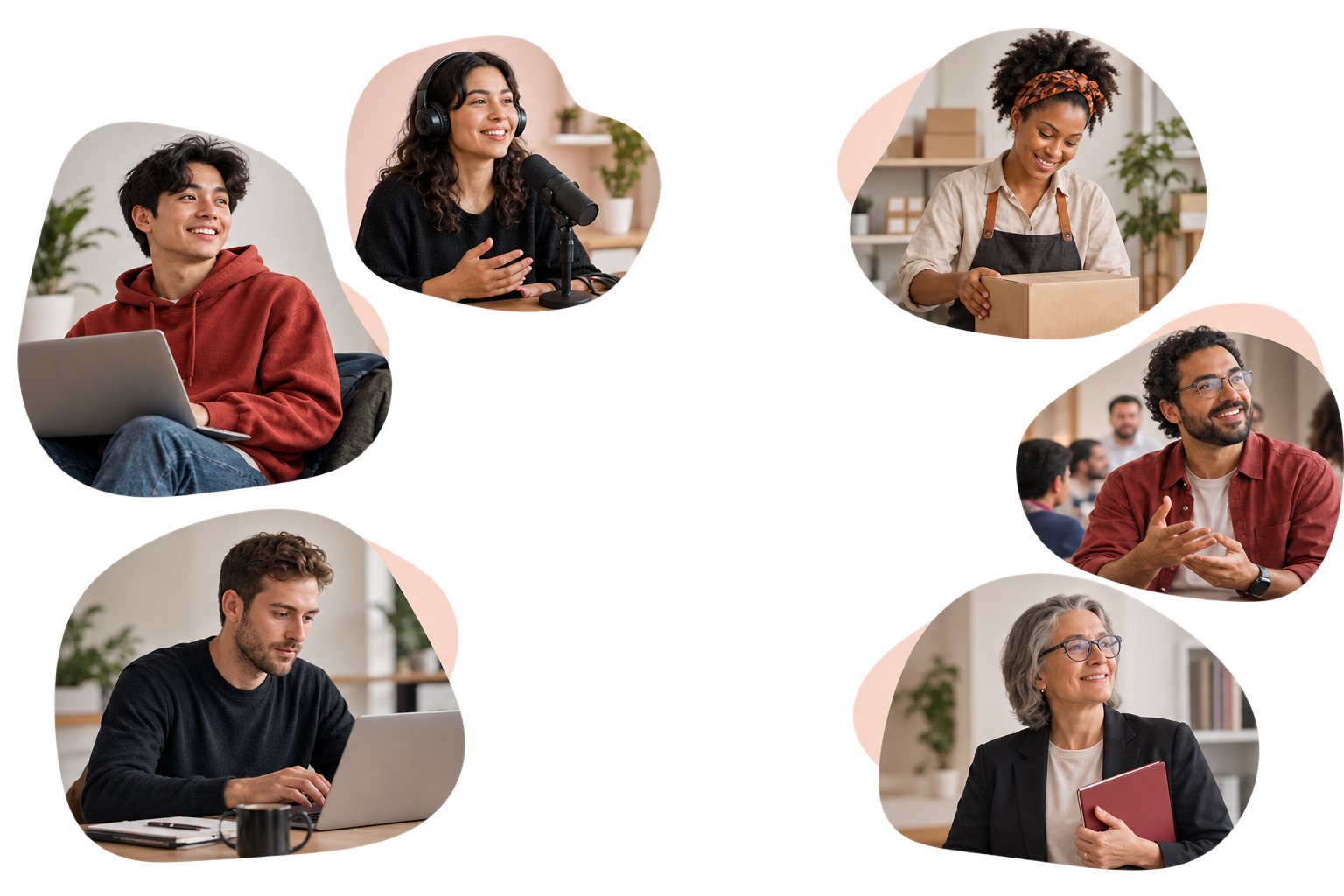 Students, creators, store owners, community organizers, freelancers, and educators